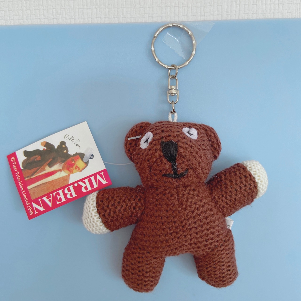 再入荷 Mr.ビーンのクマのぬいぐるみ テディのキーホルダー | 雑貨店feve
