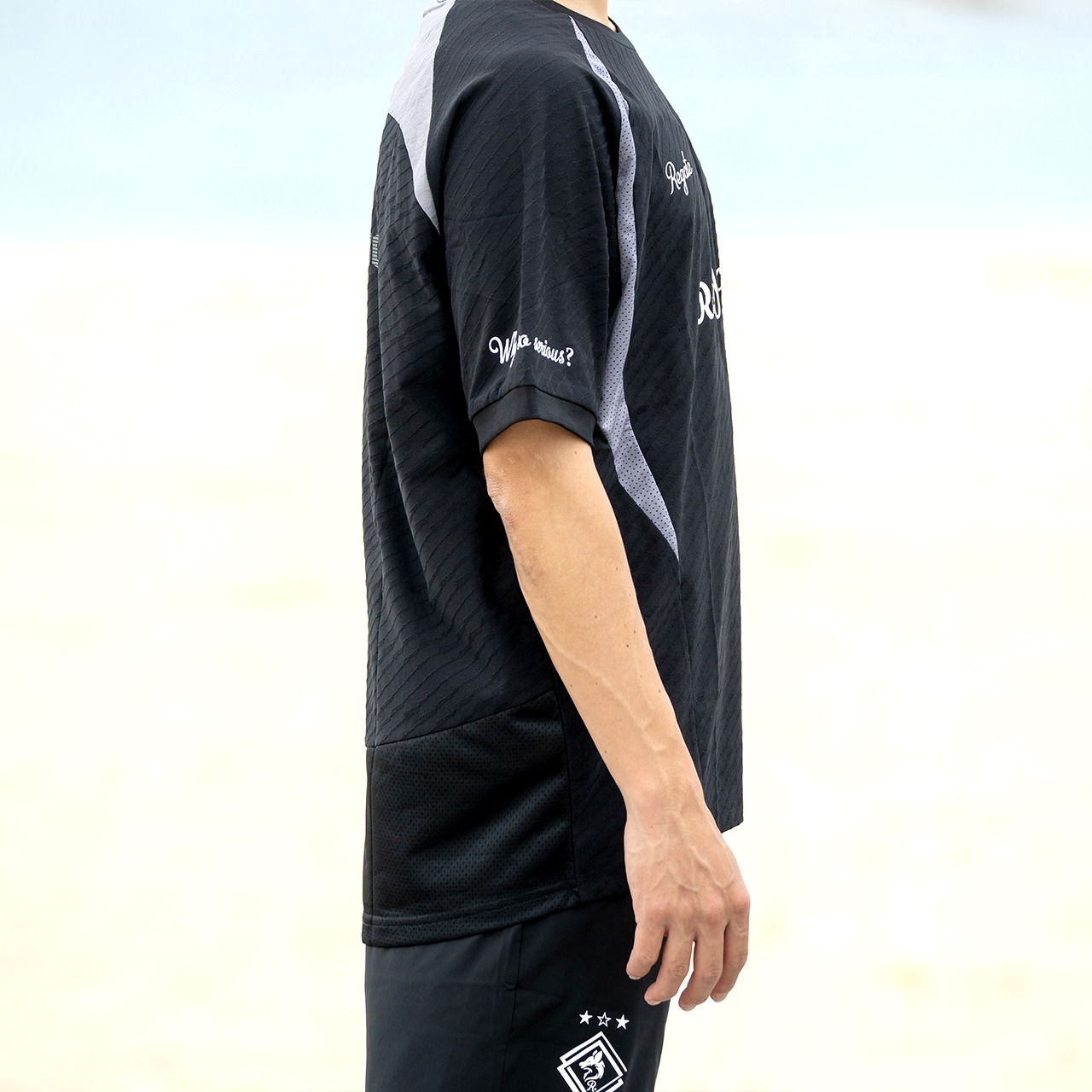 REI JOGANICA LIFE STYLE TEE（ブラック×グレー） - 5