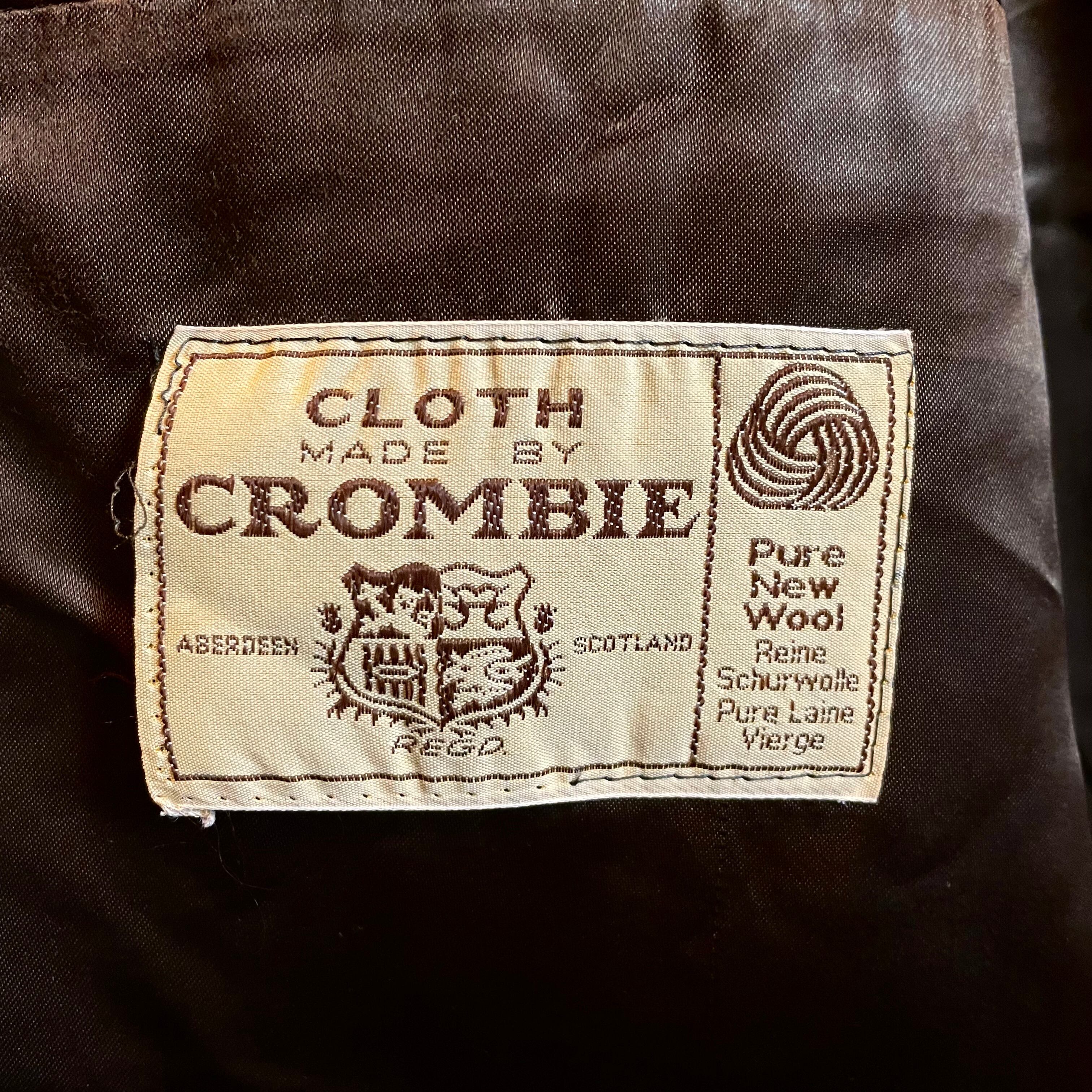 SPECIAL VINTAGE CROMBIE Houndstooth Coat