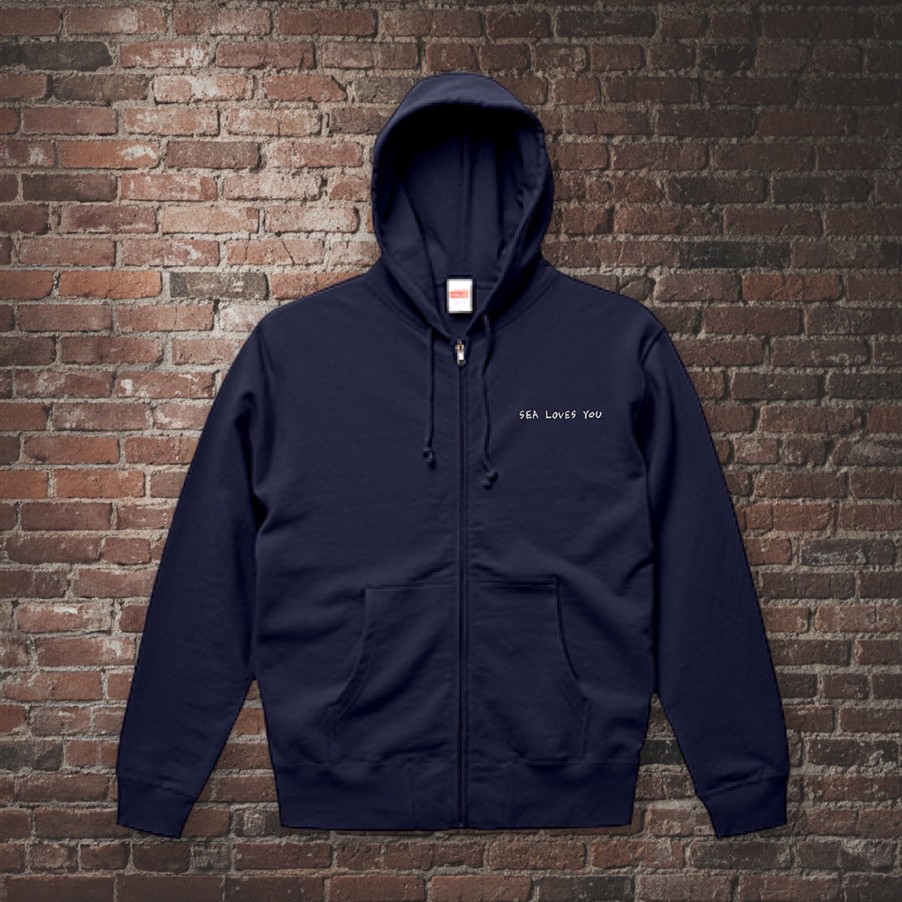 Deeper,Deeper,Deeper,-フルジップパーカー(ネイビー) - 3