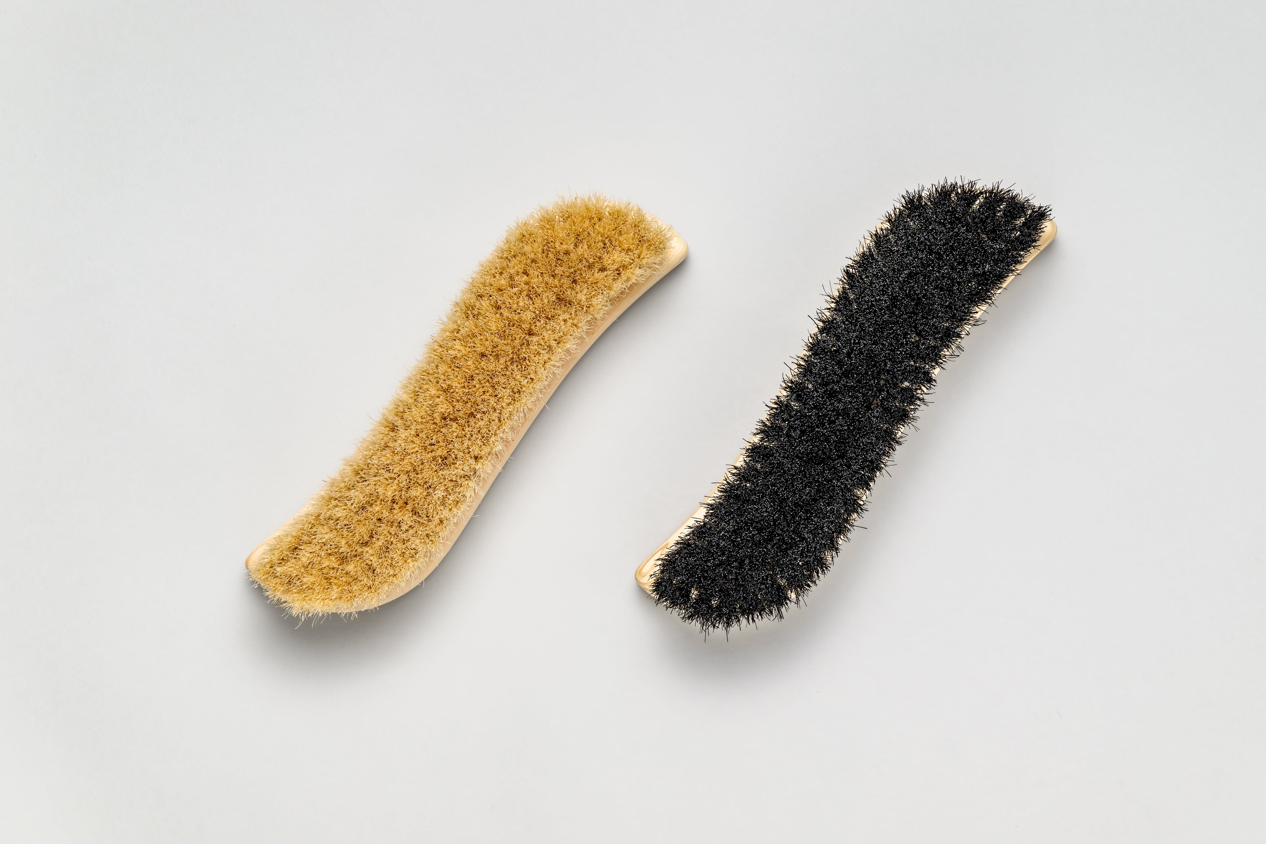 ボディーブラシS型：黒馬毛 Body brush S type: Black horsehair | (有