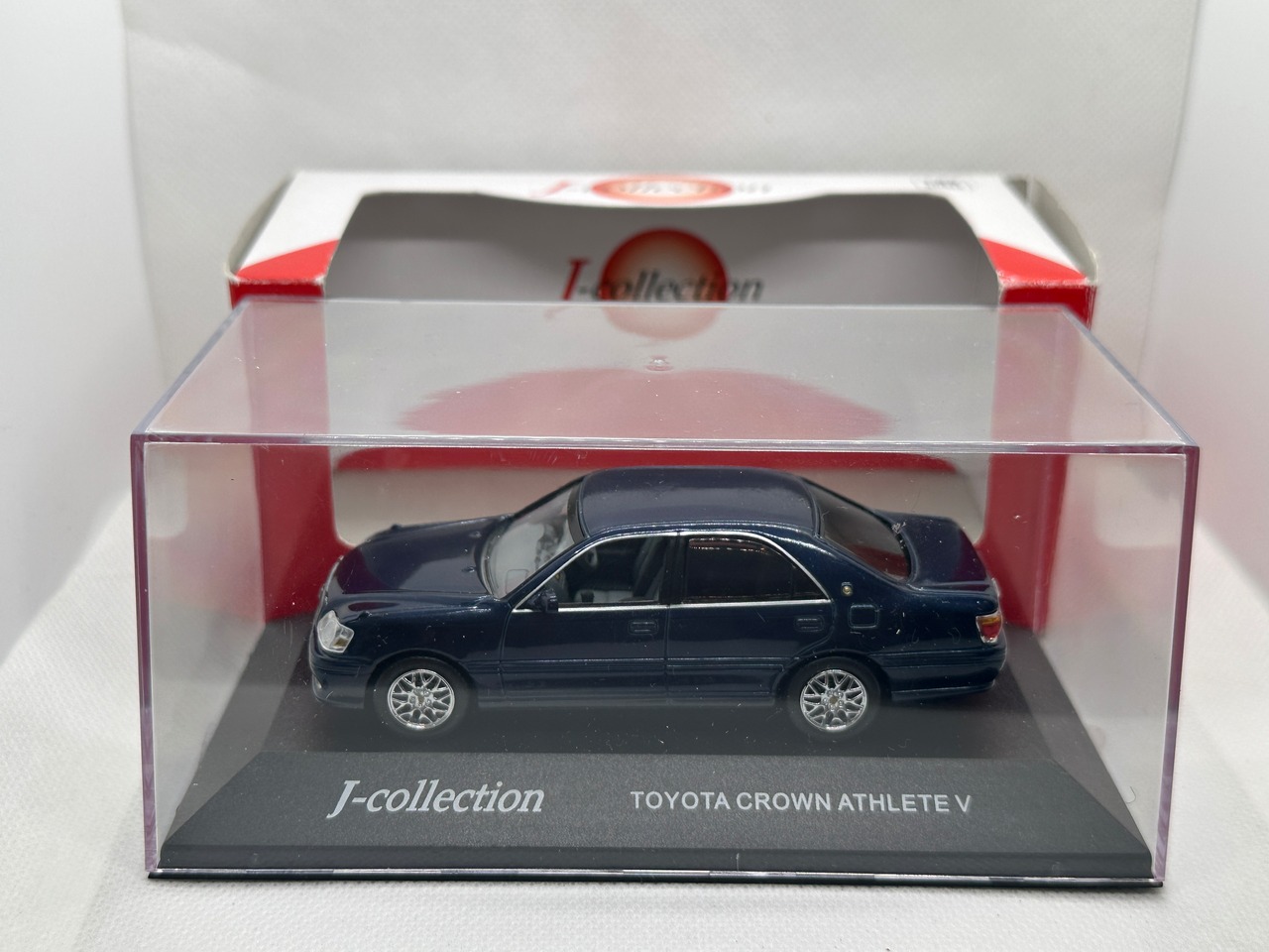 【京商】 1/43 トヨタ クラウン アスリートV ダークブルーマイカ 買取品