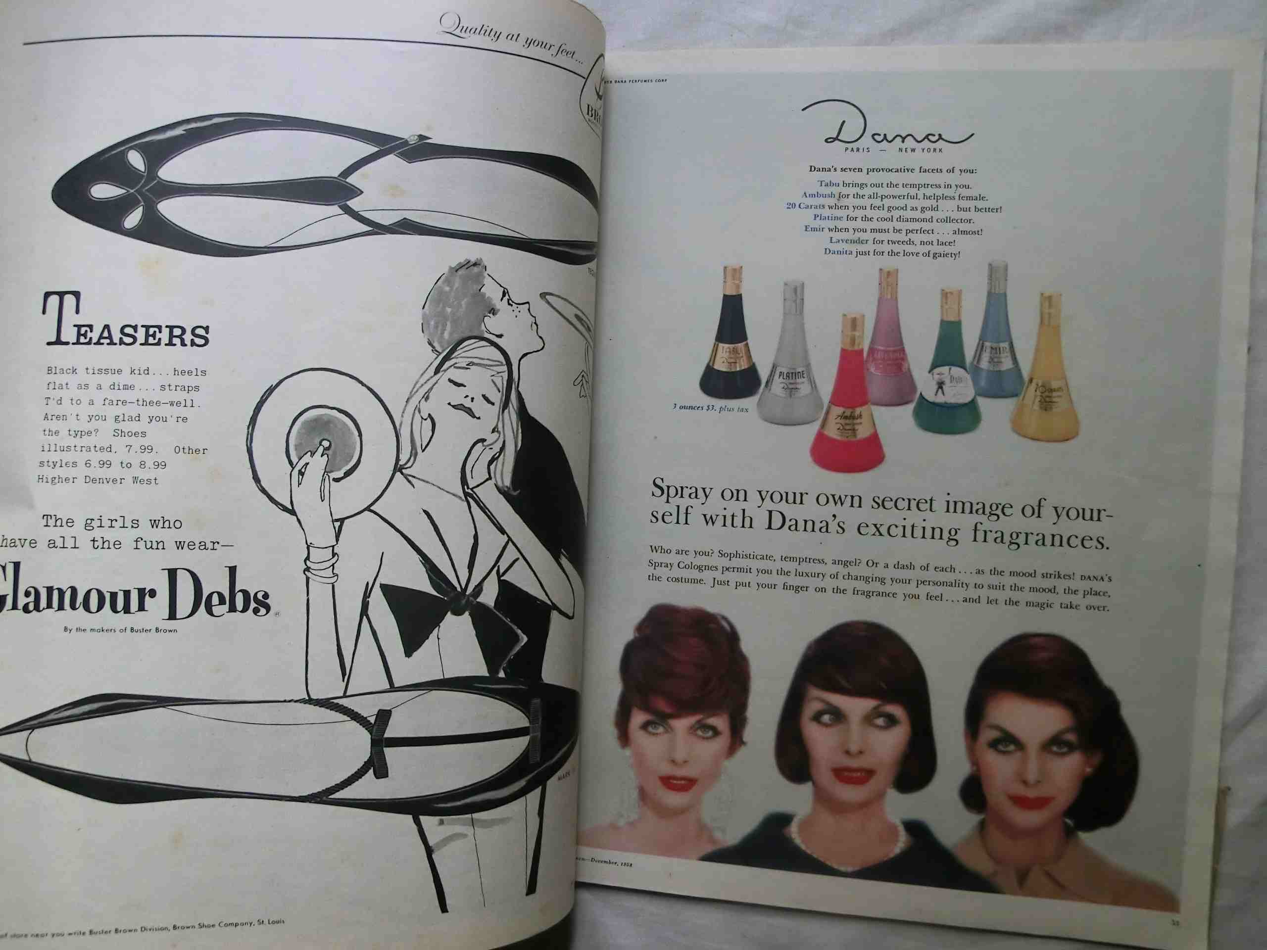 1958年 Seventeen ニュー・ルック スカート/Dina Mori 表紙モデル