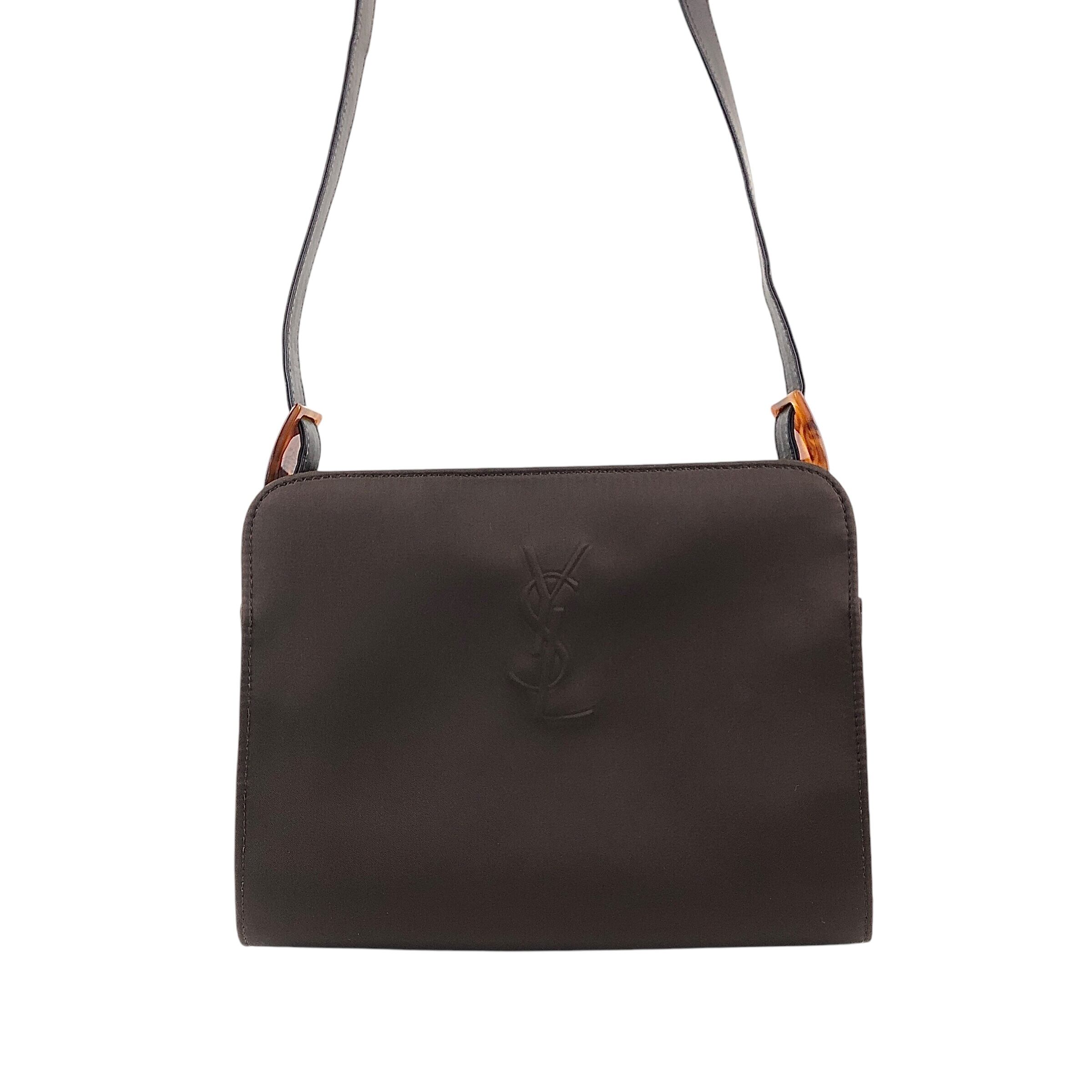 Yves Saint Laurent イヴ・サンローラン ショルダーバッグ ブラウン