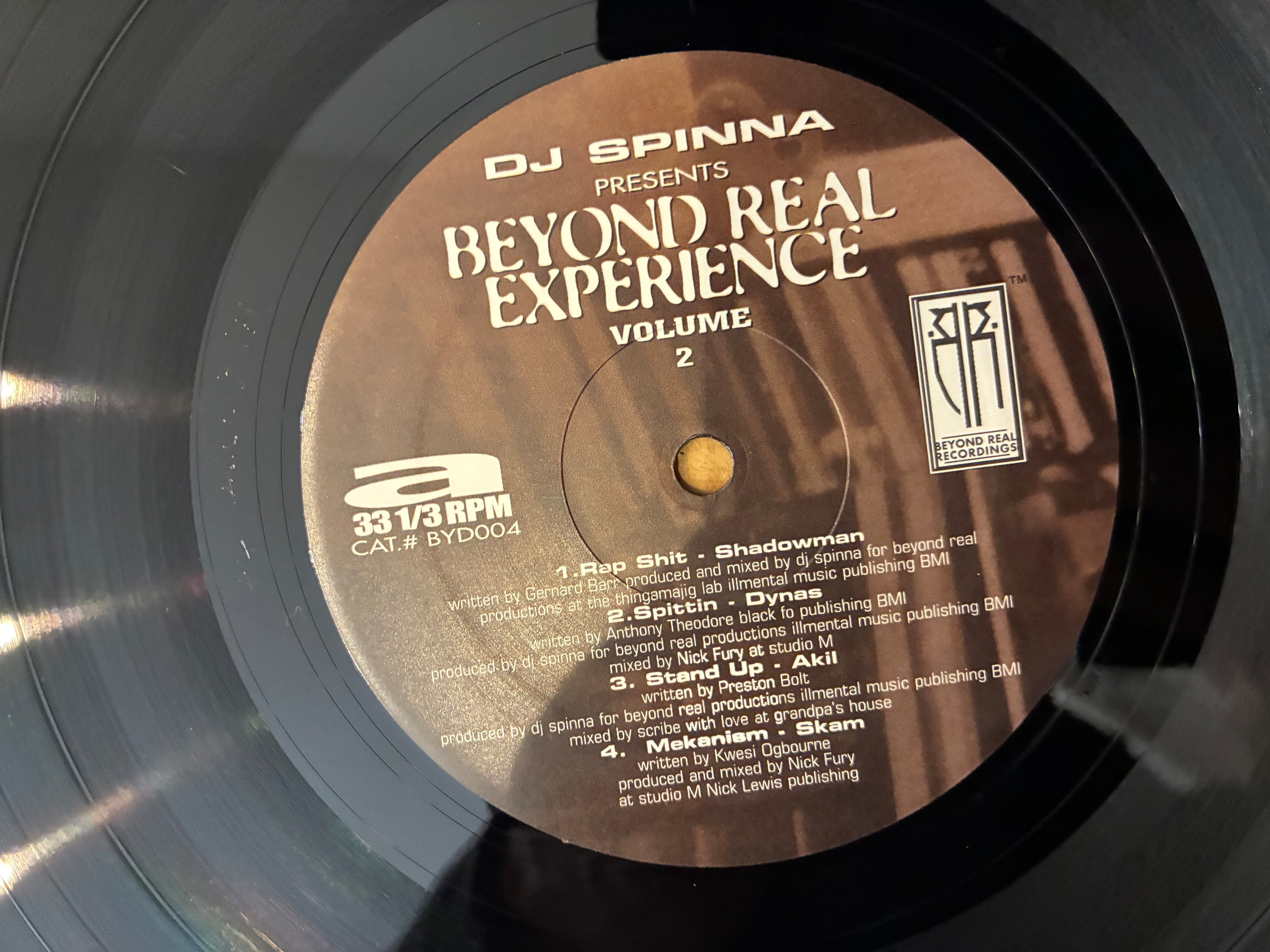 DJ SPINNA / BEYOND REAL EXPERIENCE vol.2 | sixteen records