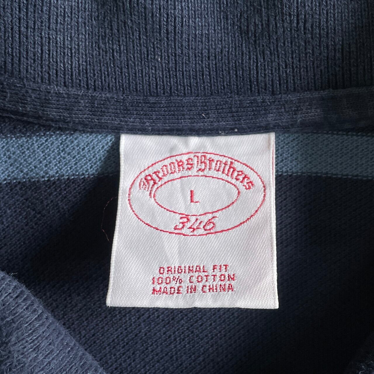 90年代 Brooks Brothers 346 ブルックスブラザーズ 鹿の子 ボーダー