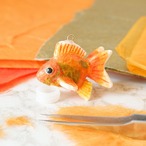 和紙小物/アクセサリー『金魚（リュウキン・琉金）』