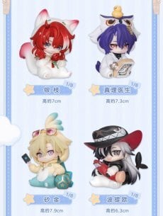 崩壊スターレイル 男子寮シリーズ ちびキャラ ミニフィギュア 8点
