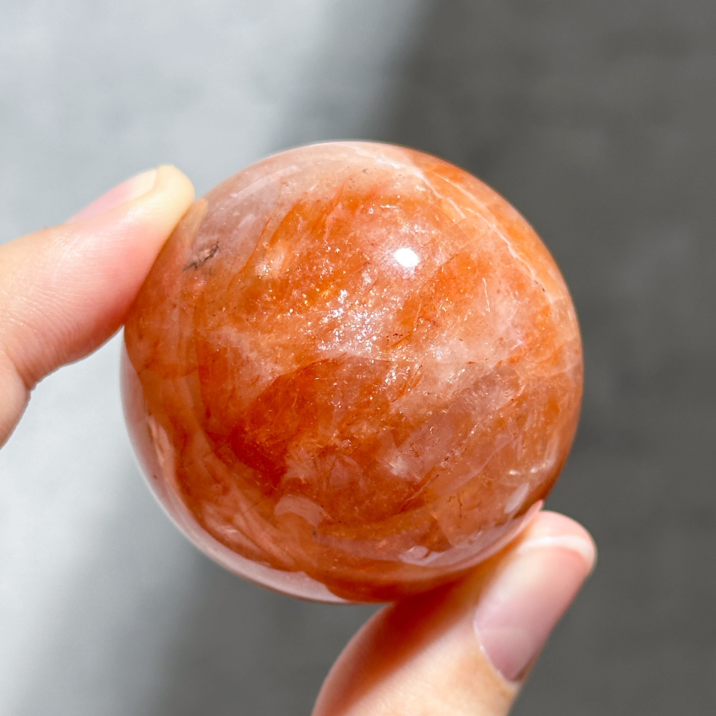 レッドヘマタイトクォーツ スフィア13◇Red Hematite Quartz◇ 天然石