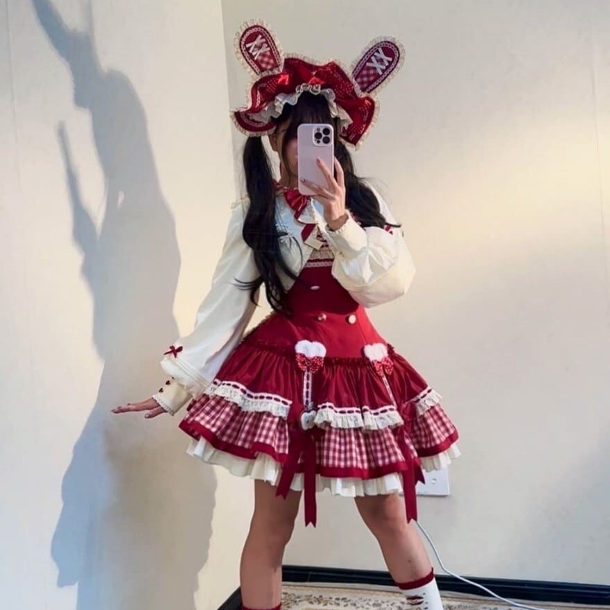 予約商品 12月下旬出荷】 量産型アイドル衣装 ツーピース バニー
