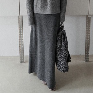 A-line Knit Skirt 502175