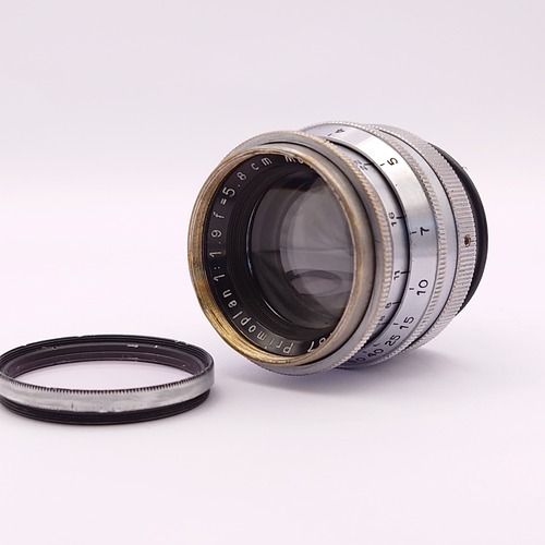 【希少・整備済み】Hugo Meyer Gorlitz Primoplan 5.8cm F1.9 戦前モデル エキザクタマウント Zマウントアダプター付き