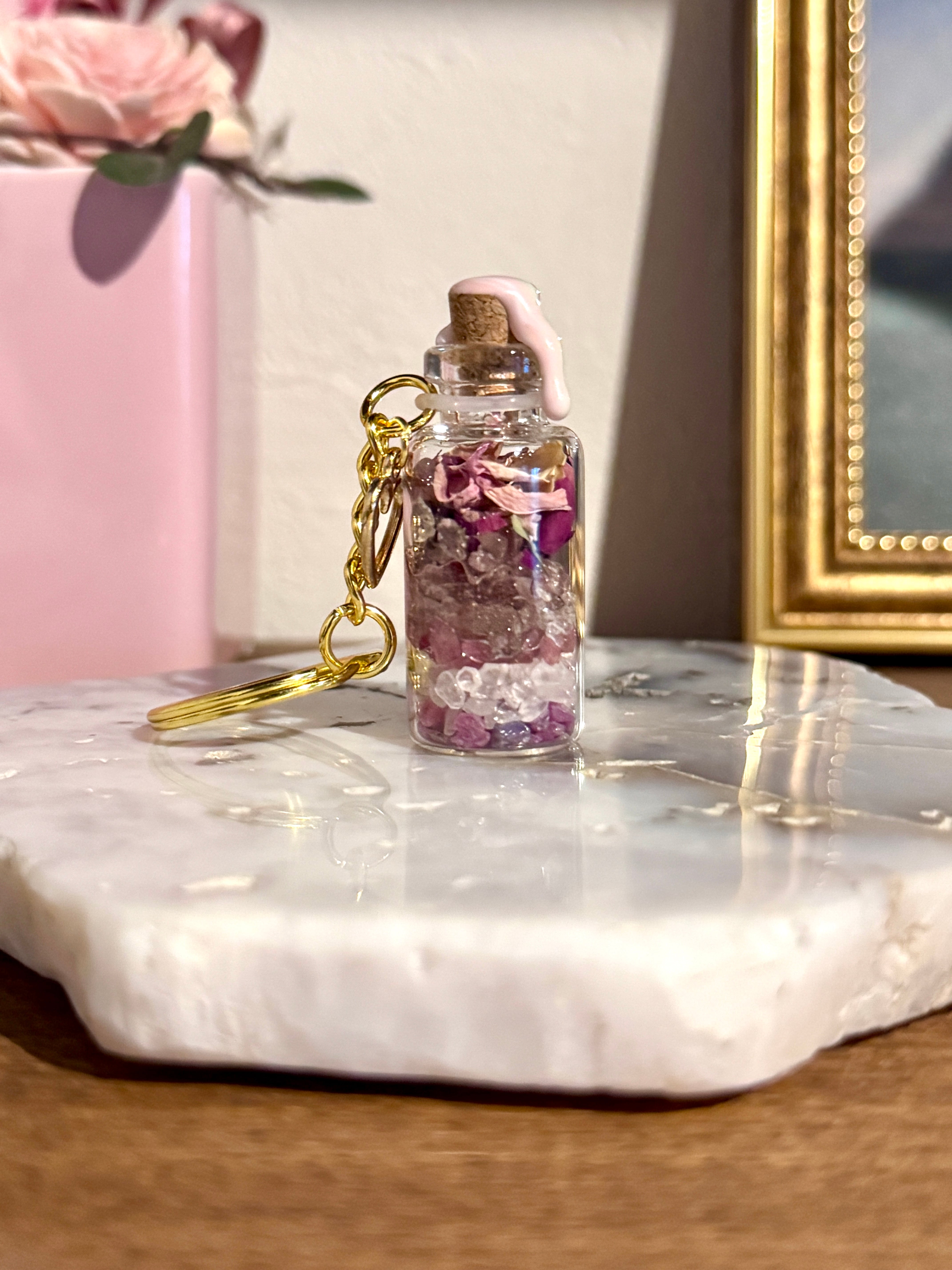 Rose Spell Jar|愛を引き寄せる薔薇の魔女小瓶【恋愛成就】恋の波動を満たし、愛される未来を呼び込むスペルジャー