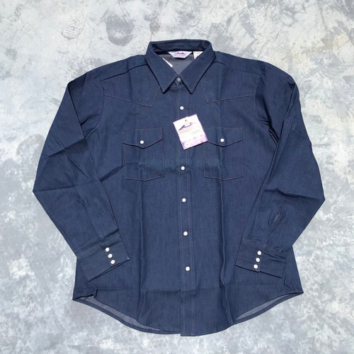 70's 80's DAKOTA BY FIVE BROTHER デニムウェスタンシャツ ファイブブラザー NOS デッドストック USA製 XL 希少 ヴィンテージ