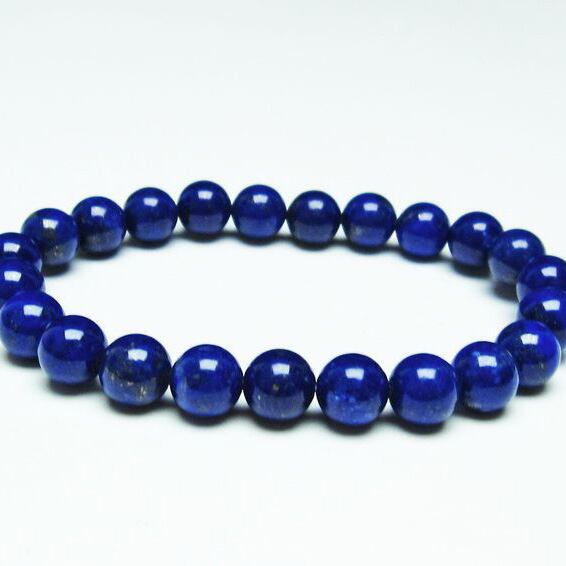 ラピスラズリ ブレスレット 8mm 一点物 おまかせ便 111-31086