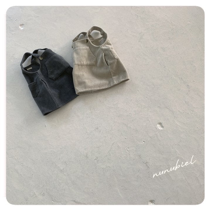 予約 ● XS-XL Corduroy dress / nunubiel