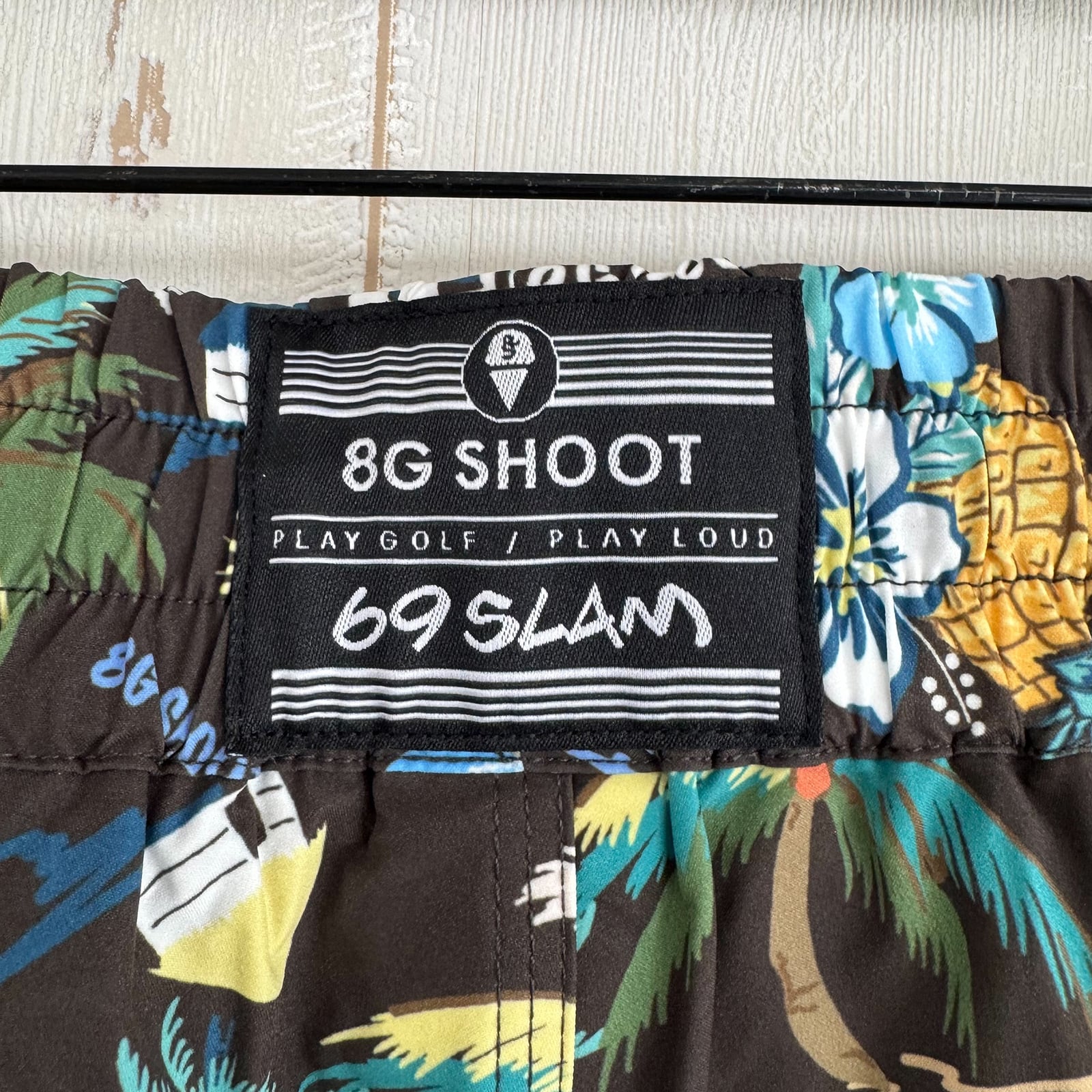 WOMEN'S】 8G SHOOT ×69slam ALOHA SHORT PANTS -BROWN- | 8G SHOOT