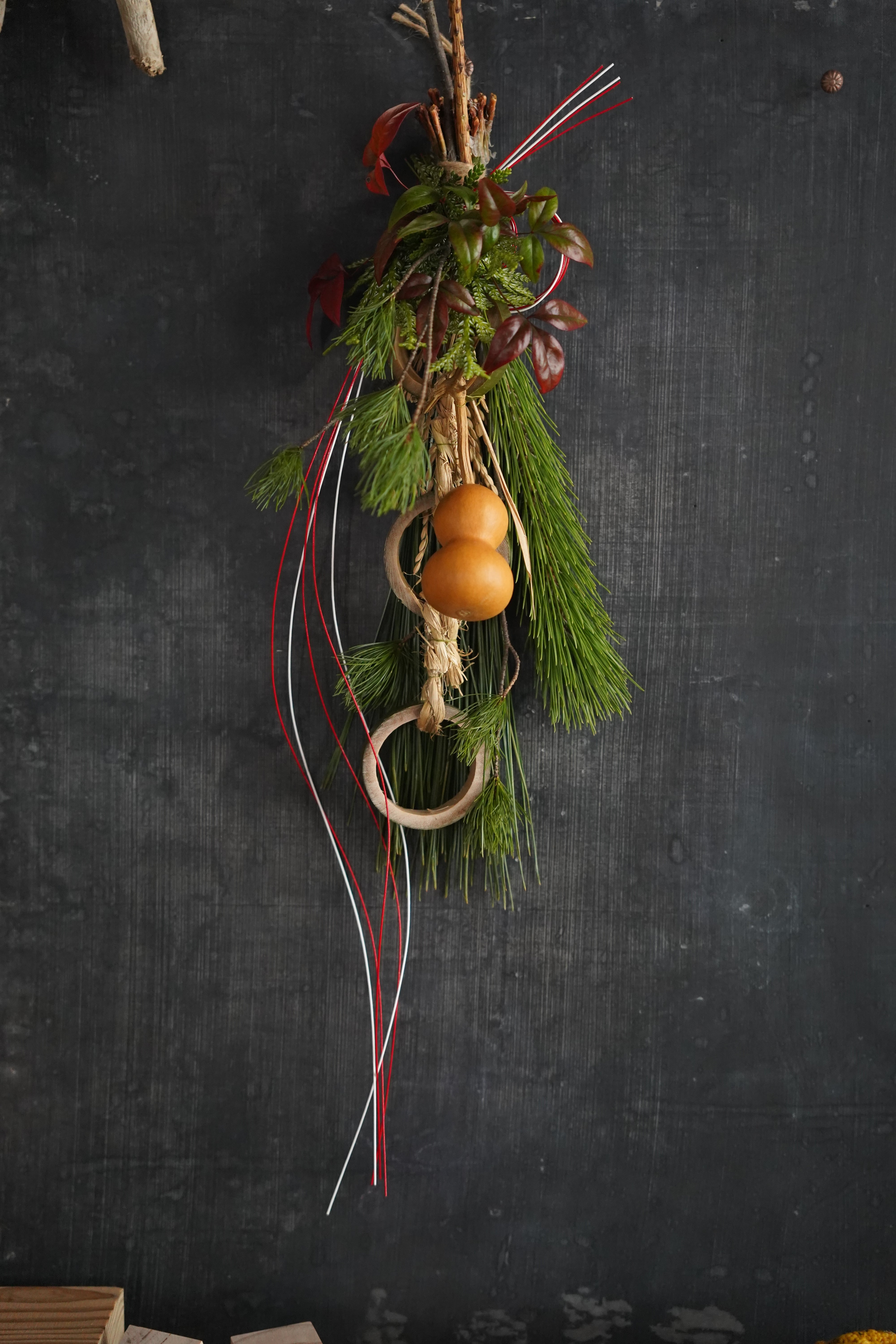 2025お正月飾り F(竹ひょうたん） | hanadokei