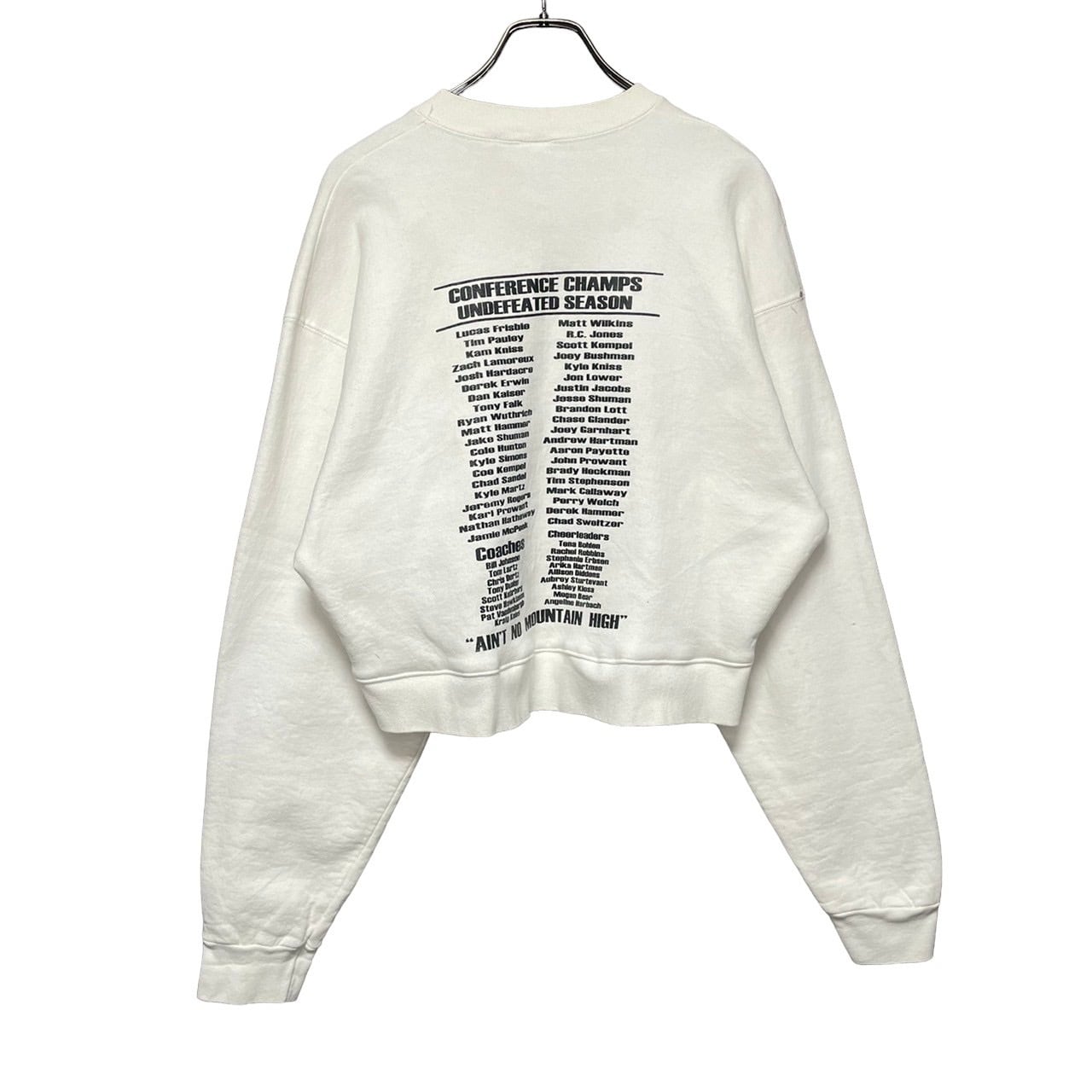 リメイク】【Made in USA】ショート丈スウェット FRUIT OF THE LOOM XL 