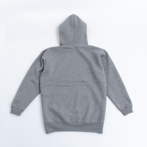 SHOEHURRY! SMALL LOGO SWEAT HOODIE (HEATHER GRAY/WHITE) | 裏起毛パーカー(ヘザーグレー/ホワイト)