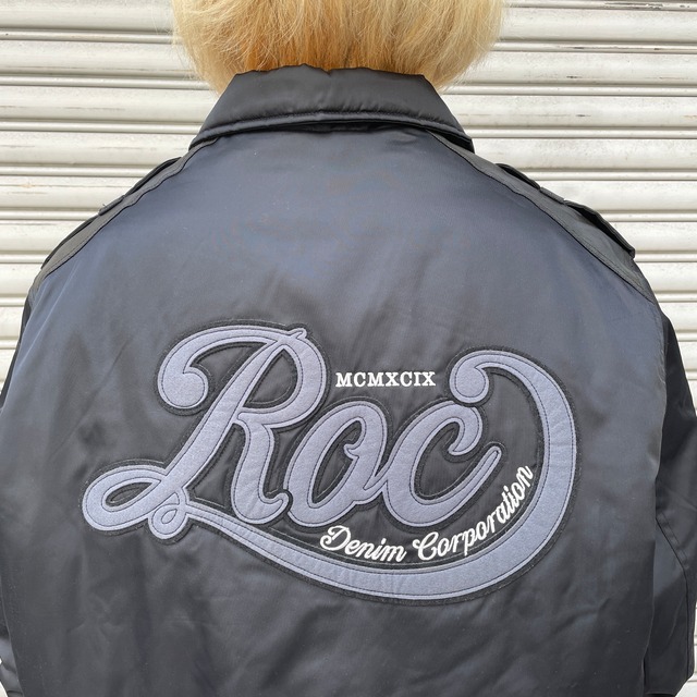 『送料無料』ROCAWEAR ロカウェア フライトジャケット 中綿ジャケット ロゴワッペン