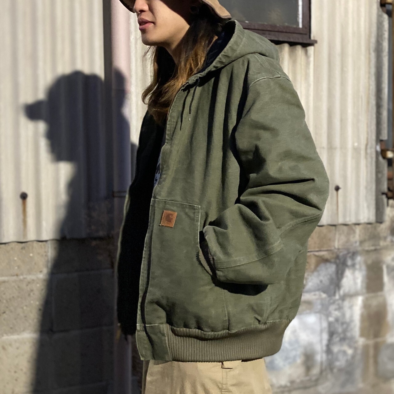 Carhartt カーハート アクティブジャケット メンズL 古着 ダック地  