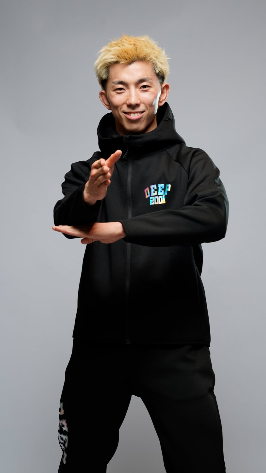 DEEP上下スウェットスーツセット・DEEP BLACK SWEAT SET | DEEP