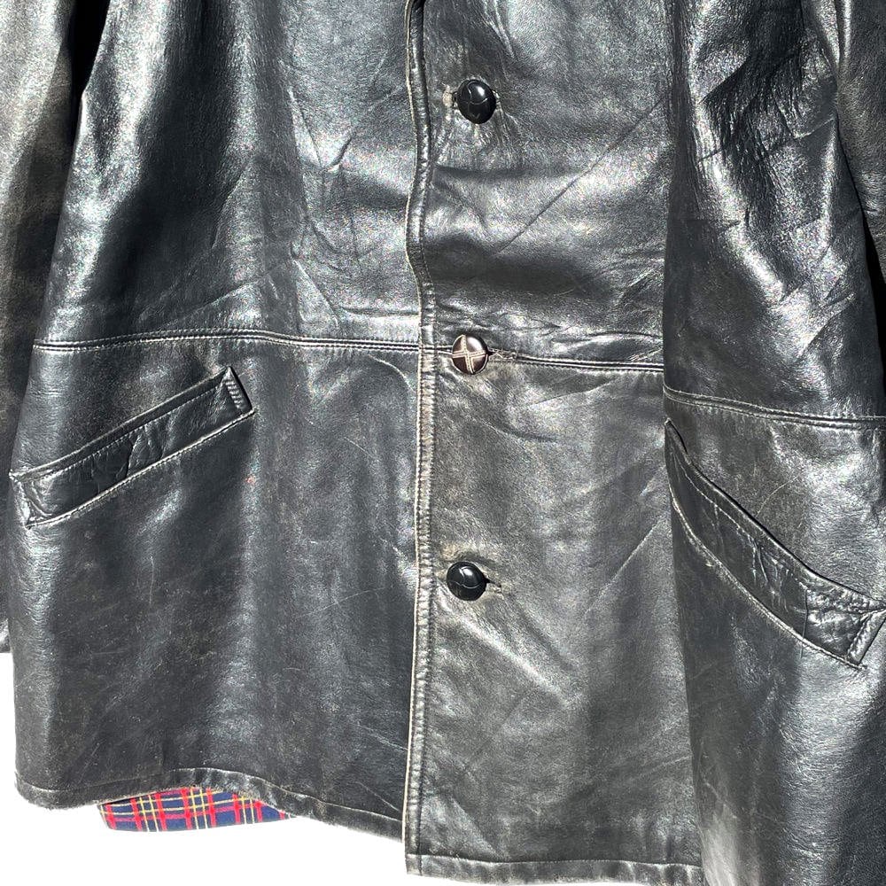 Vintage German Leather Work Jacket [1970s-] Vintage Leather Jacket | beruf