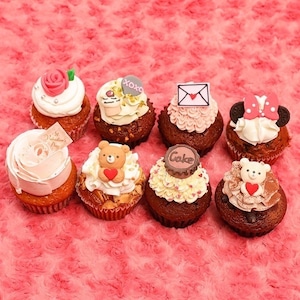 バレンタインカップケーキ８個セット