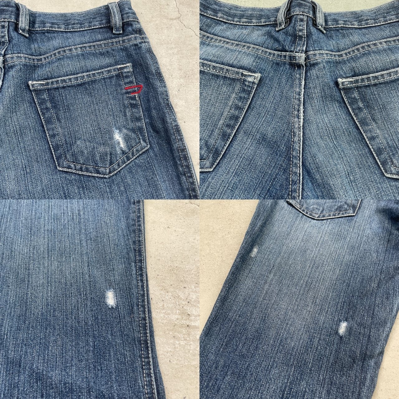90年代~00年代 イタリア製 DIESEL ディーゼル フレアデニムパンツ 