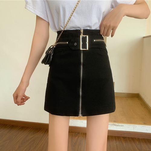 ✞ハイウェストAラインジッパースカート 今年流行 ✞ゴスロリ SM ミリ 甘ロリ クラロリ 和ロリ エレガント 黒ロリ 姫ロリ 華ロリ BB-BB44236832250