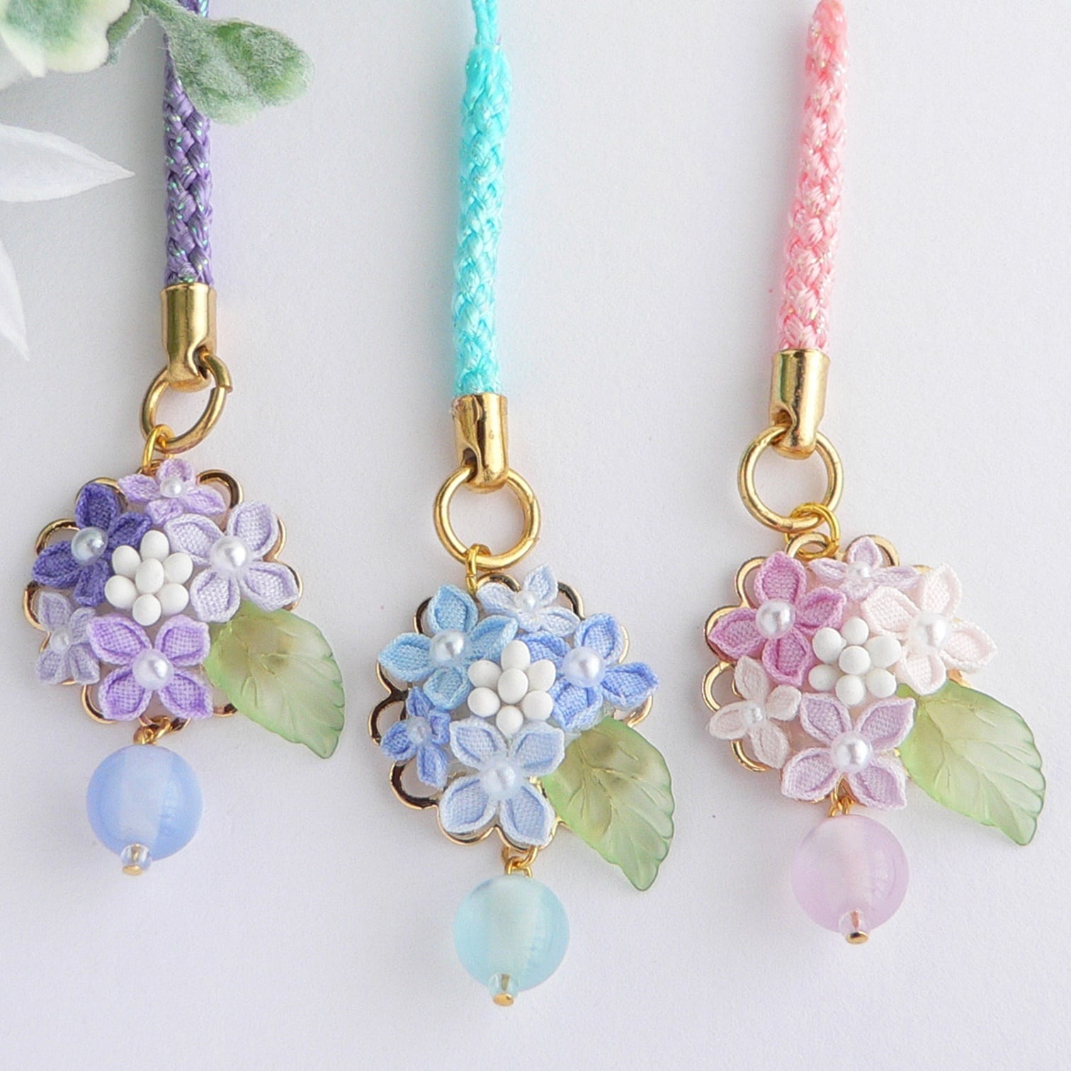 売約 根付け 帯飾り 紫陽花 【公式通販】