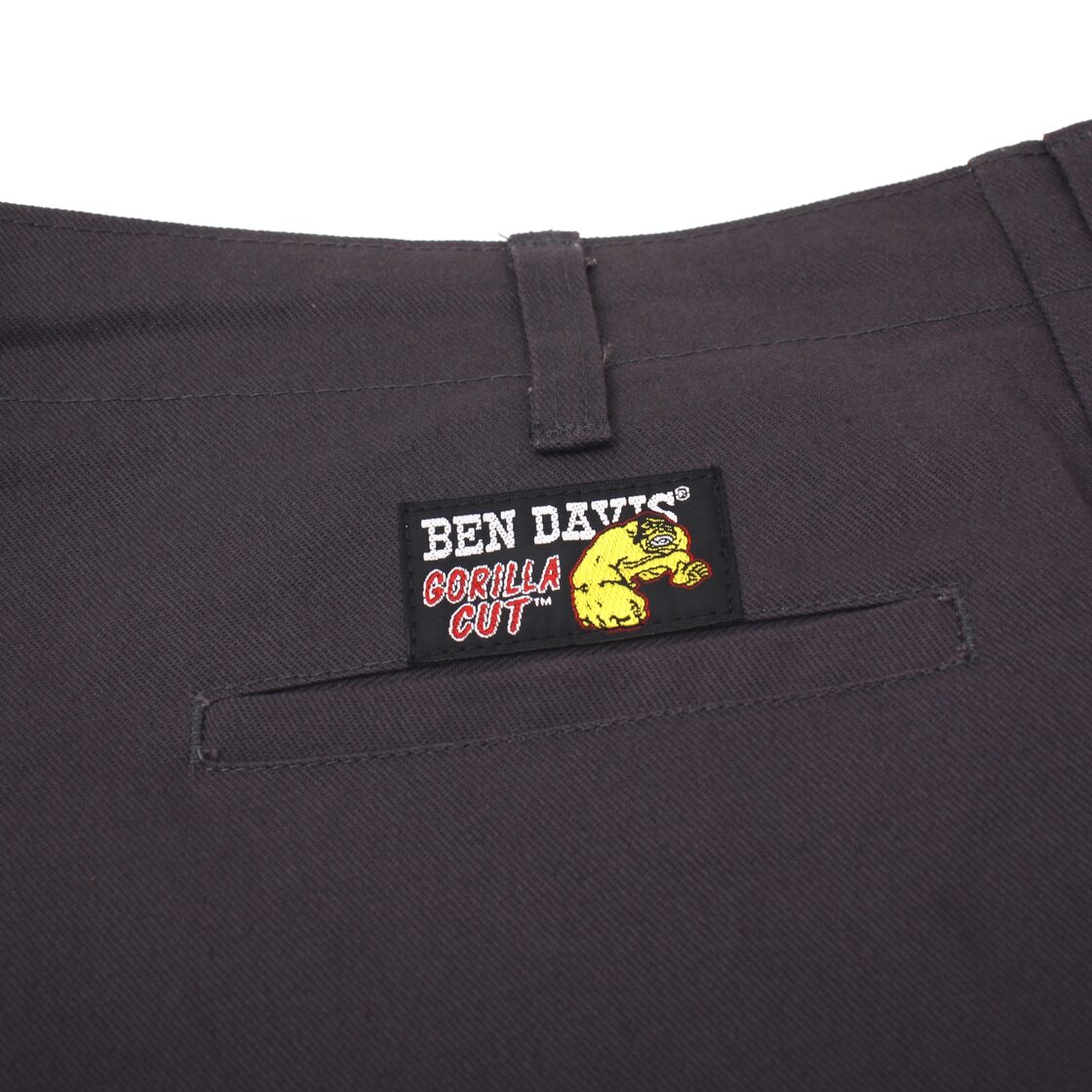 0373. BEN DAVIS gorilla cut チャコールグレー フリスコパンツ ワーク 
