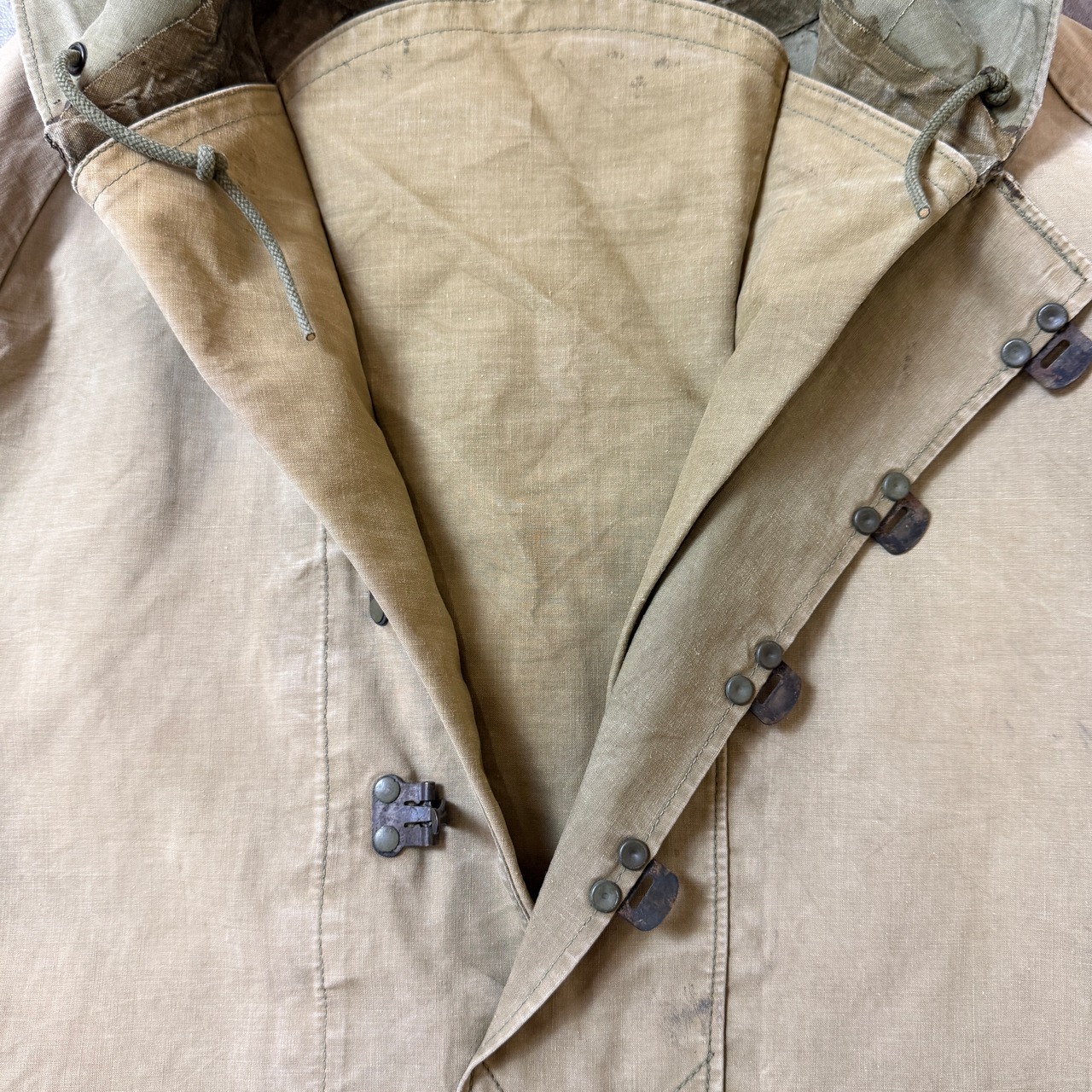 〜40's N-1 Deck Rain Parka USN 13 Stars 40年代 初期 デッキ レイン パーカー 13スター アメリカ軍 ミリタリー ヴィンテージ ビンテージ  TT2026-0012 - 6