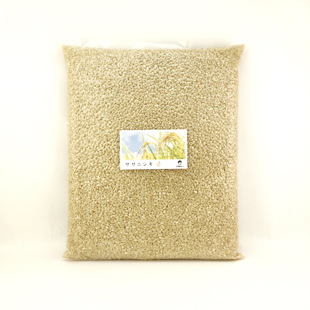 自然食BIO　令和５年産　2kg　ササニシキ玄米　農健　オンラインショップ