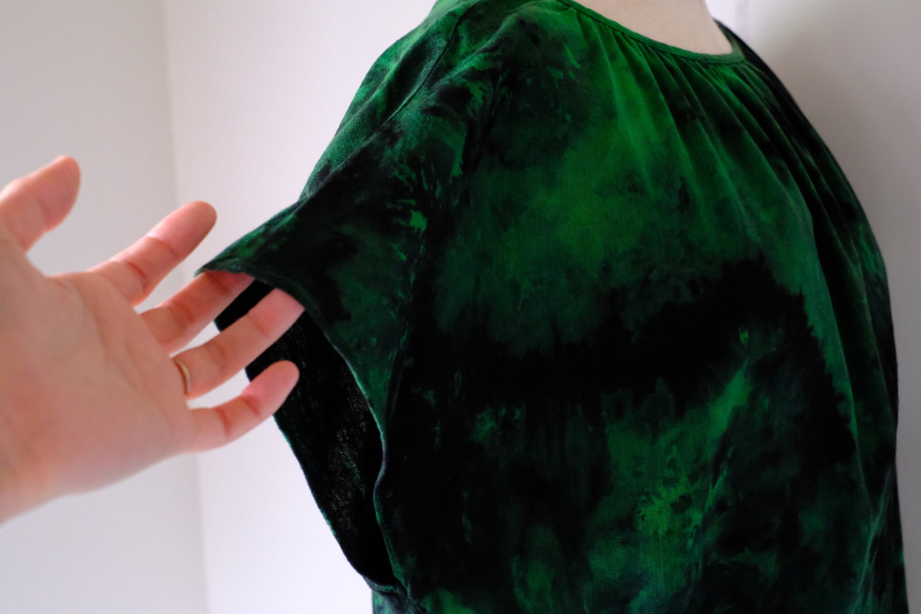 【remake】バックボタンブラウス　u-0165