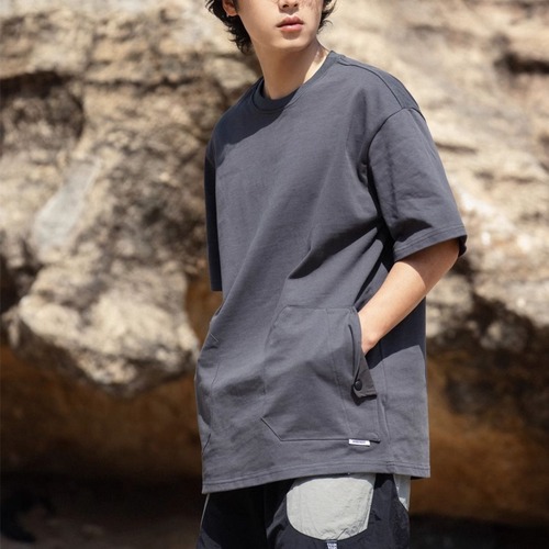 【NOEARS】Double Pocket Casual T-Shirt