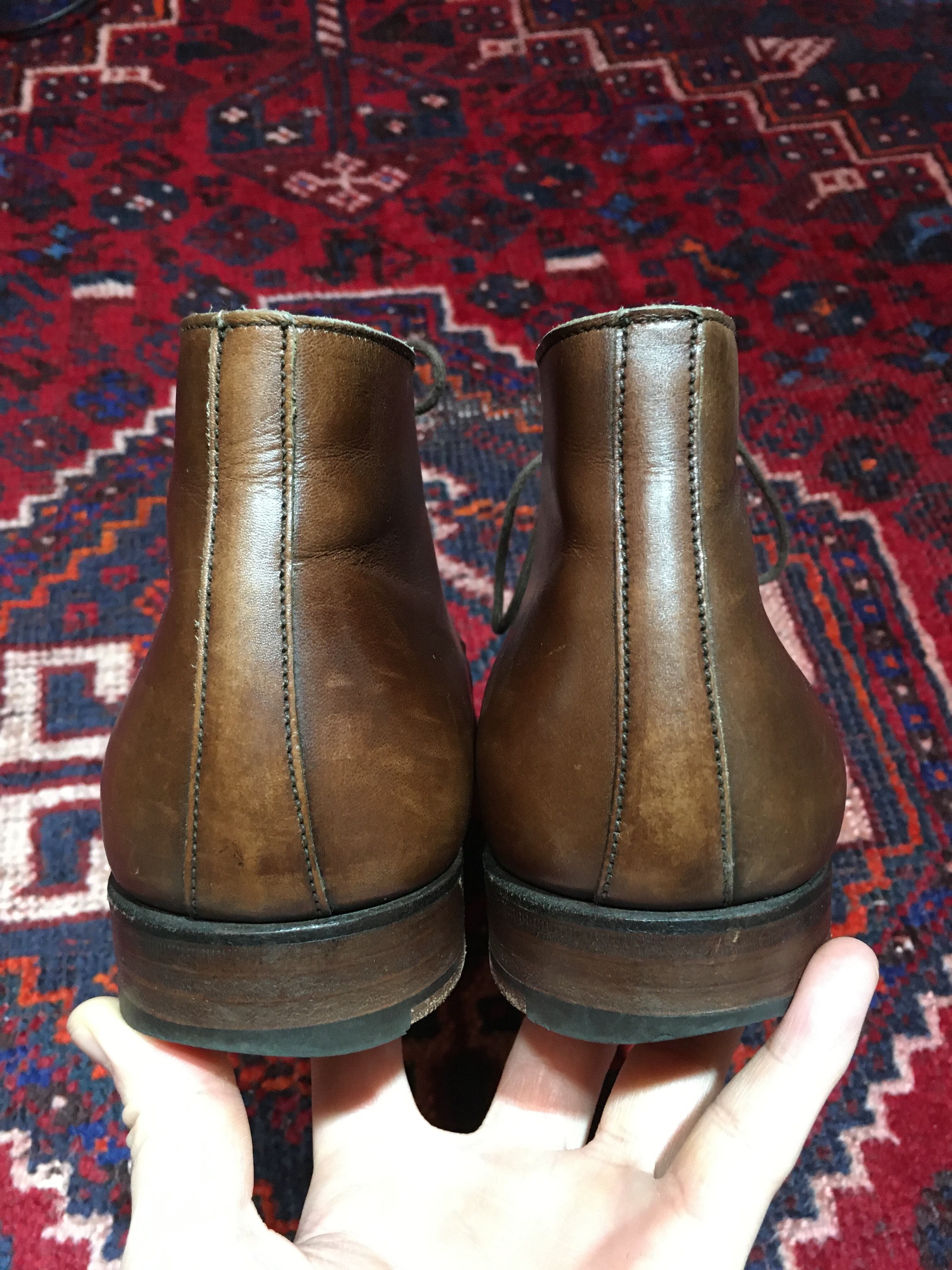 ◎.Crokett&Jones WOBURN LEATHER CHUKKA BOOTS MADE IN ENGLAND