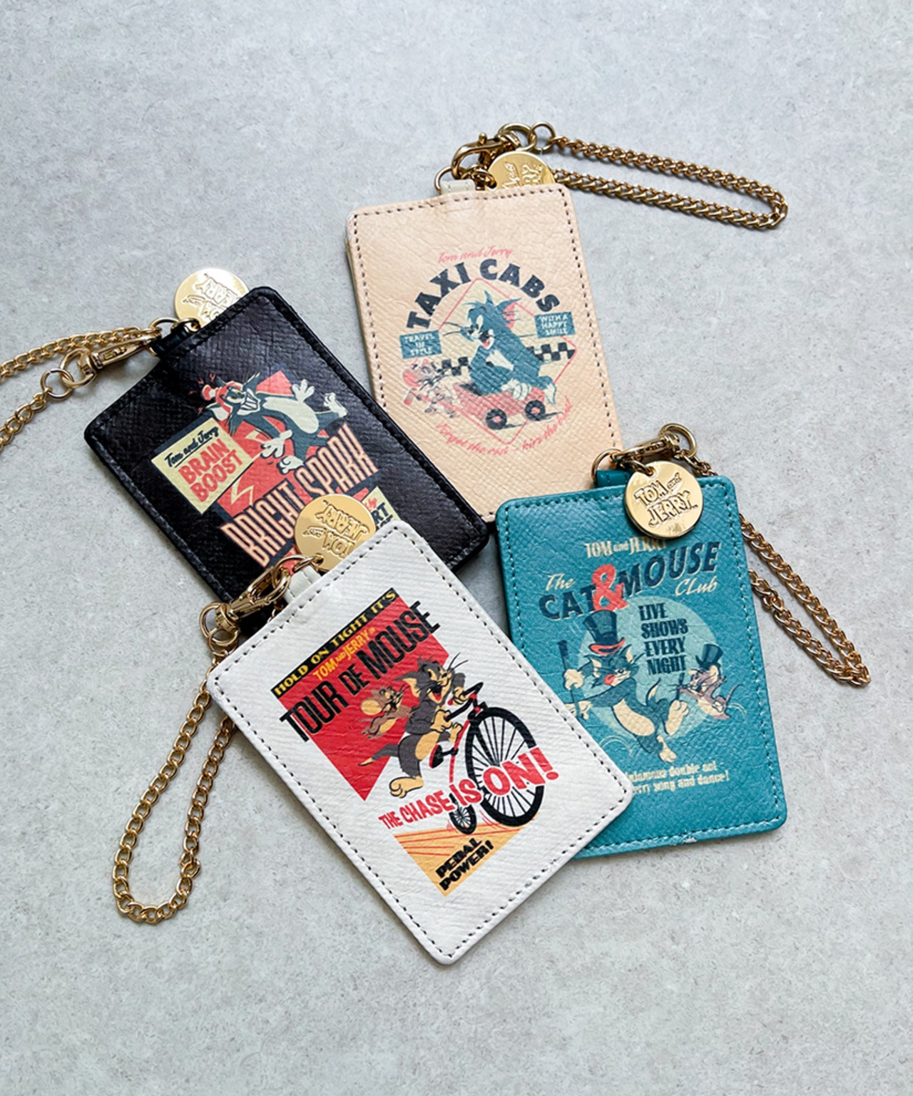 F258237_TOM and JERRY×Flapper レトロポスターパスケース - 1