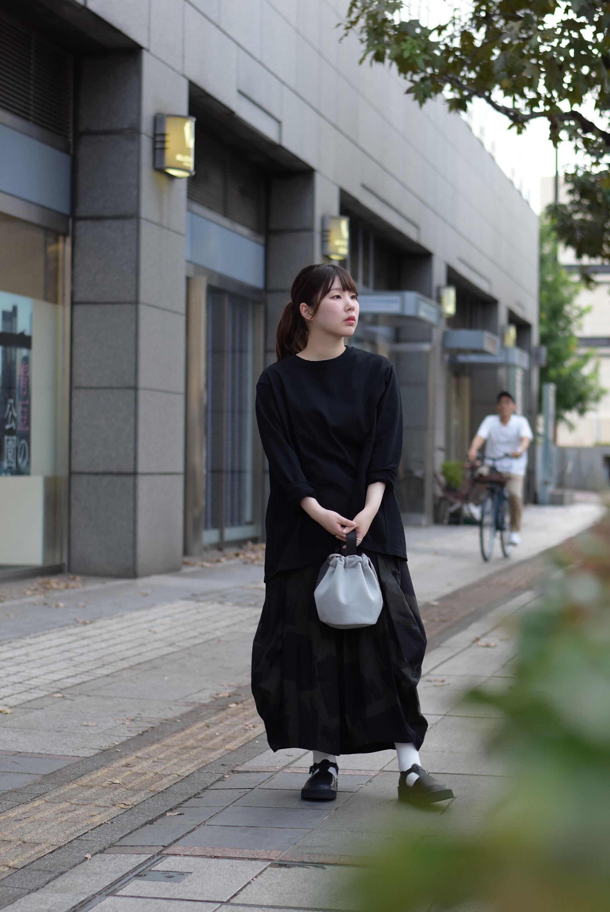 HAVERSACK】Square Blush Print Balloon Long Skirt | theater(シアター)