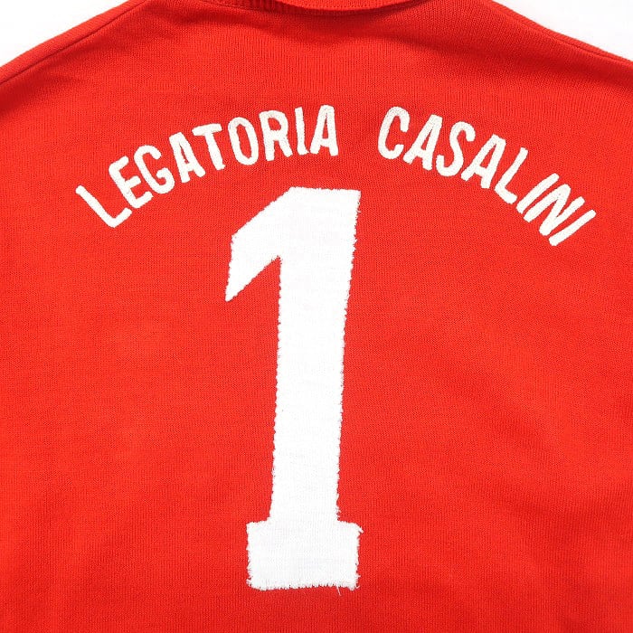 古着 ユニフォーム サッカー ロングスリーブTシャツ ロンT レッド