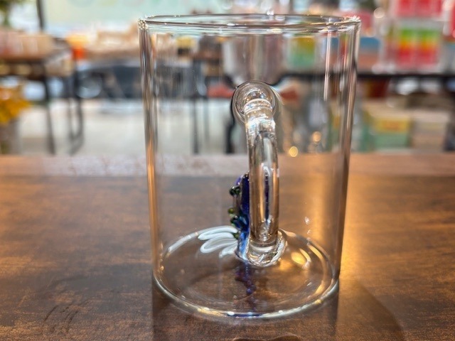 ICHENDORF（イッケンドルフ）DP カクタスマグ 450ml ブルー｜耐熱ガラス マグ