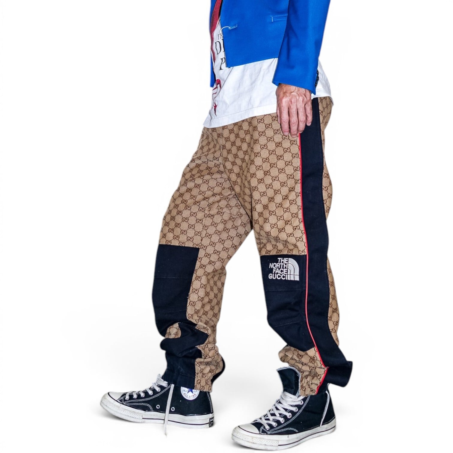 GUCCI x THE NORTH FACE GG柄 キャンバス パンツ サイズ44 グッチ