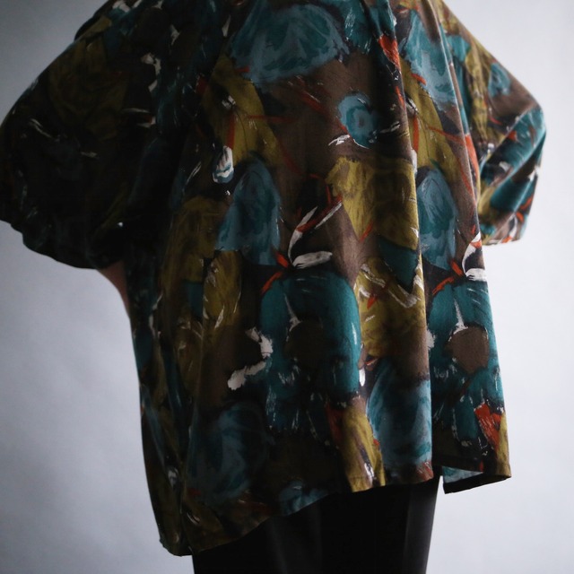 good coloring art pattern loose h/s shirt