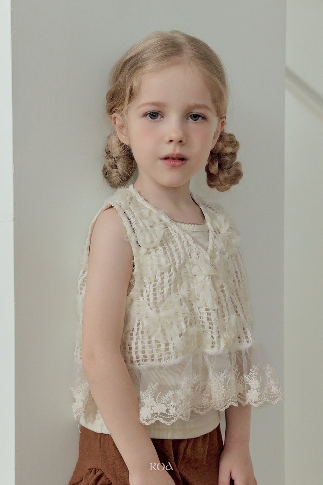 【5/11〆予約】<Roa>  Pure lace vest