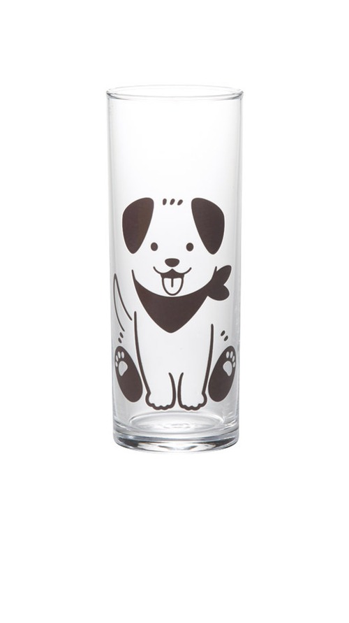 『冷感グラス牛乳スマイルグラス』『犬&猫』*子供 笑顔 牛乳 着せ替え ボトル 犬　猫  動物