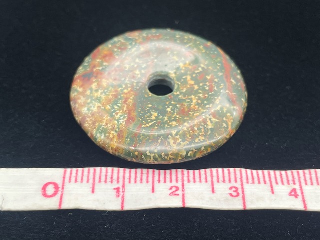 リング型ハンドメイド素材（ブラッドストーン）