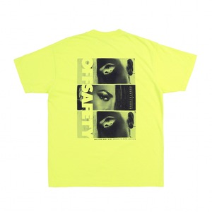 【OFF SAFETY/オフセーフティー】AALIYAH EYES TEE Tシャツ / SAFETY YELLOW