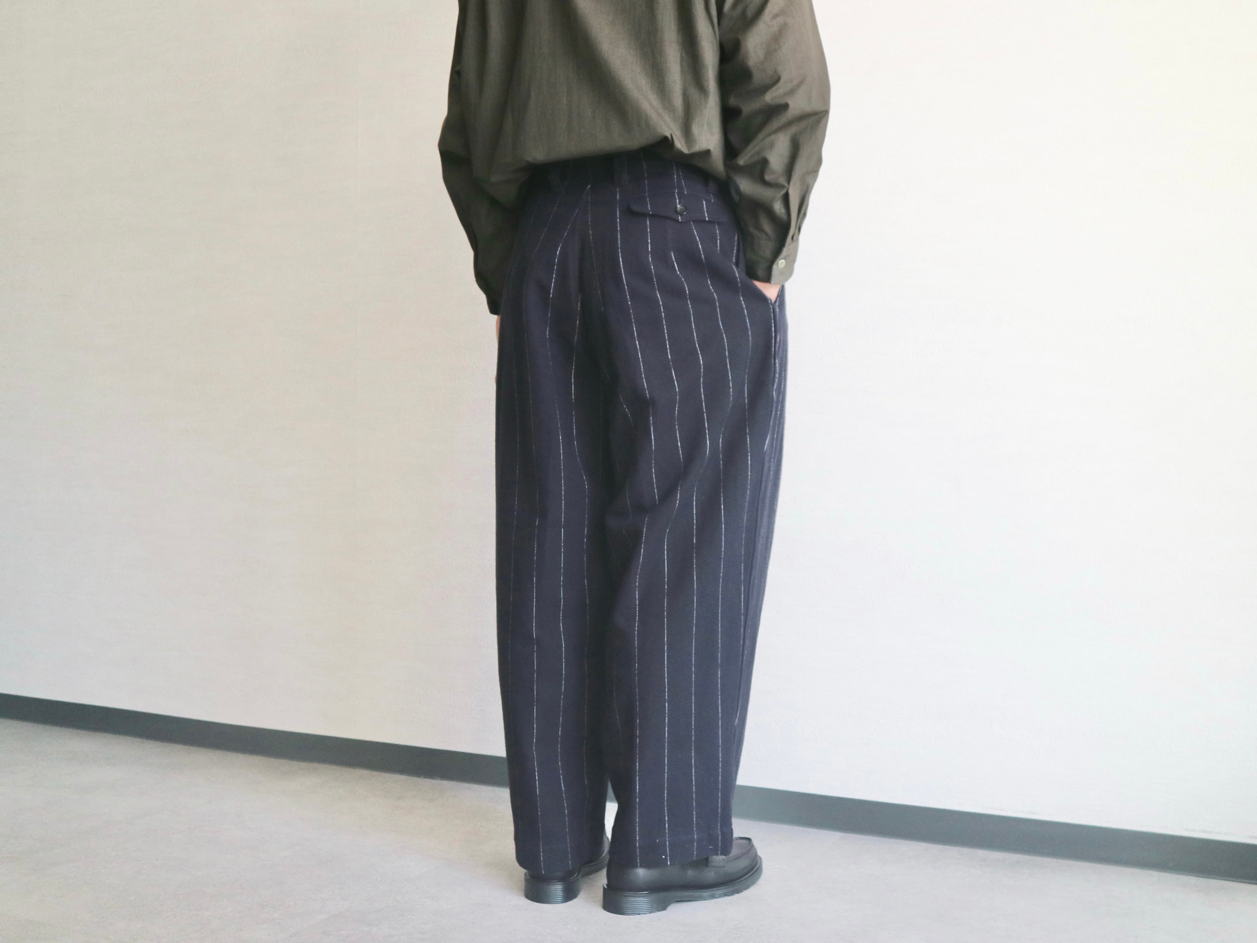 極希少 美品 日本製 HAVERSACK ハバーサック ストライプパンツ 極希少 美品 日本製 HAVERSACK ハバーサック ストライプパンツ