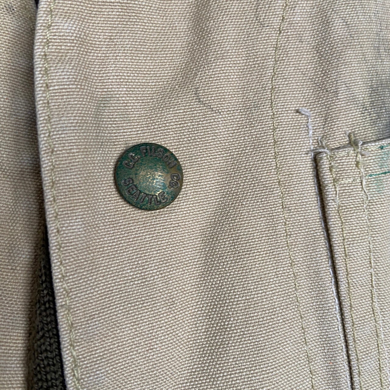70〜80年代 USA製 FILSON フィルソン ダック地 ハンティングベスト